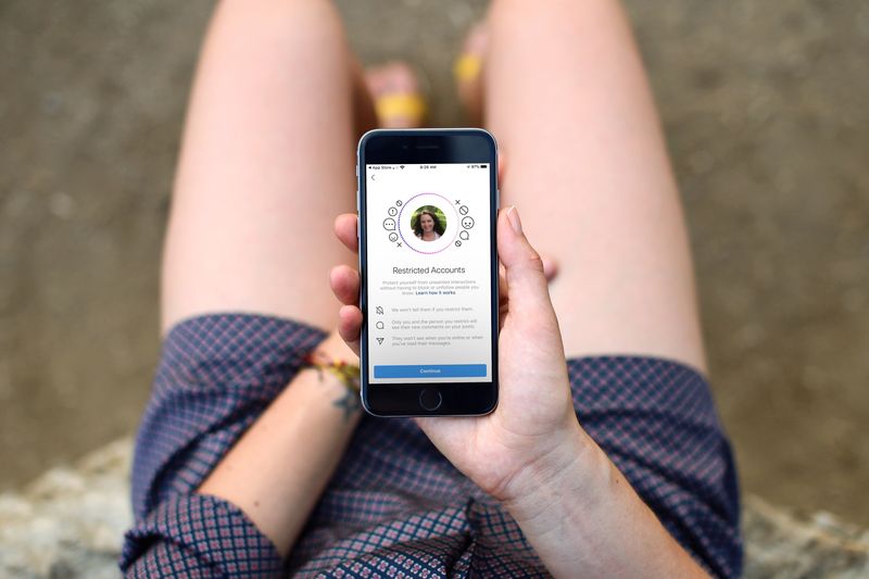 Comptes restreints Instagram