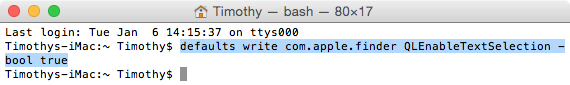 Terminal-command