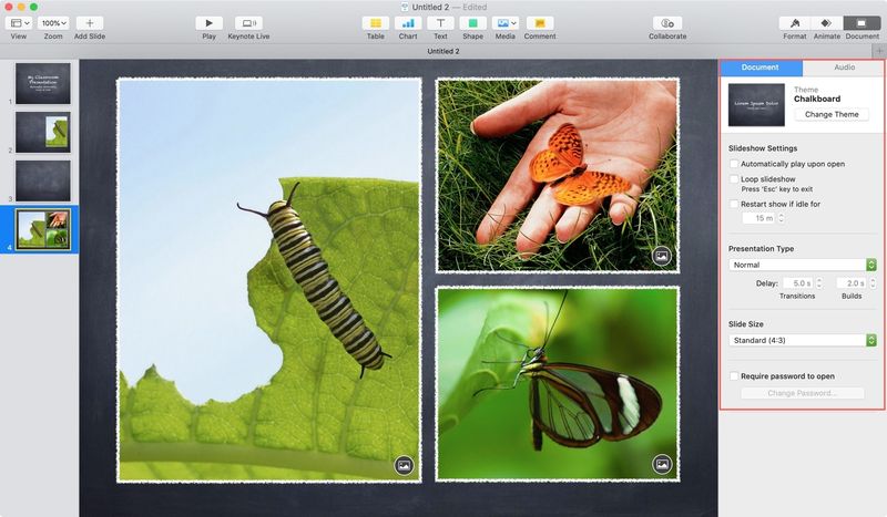 Keynote Slideshow Document Mac
