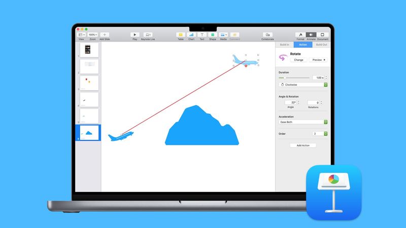 Animate objects in Keynote on Mac