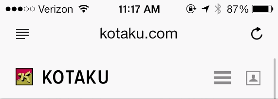 Address Bar Animation iOS 7 Safari