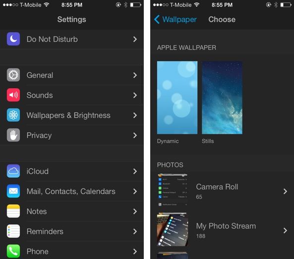 Eclipse Settings App
