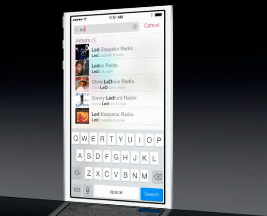 Music app iOS 7 02