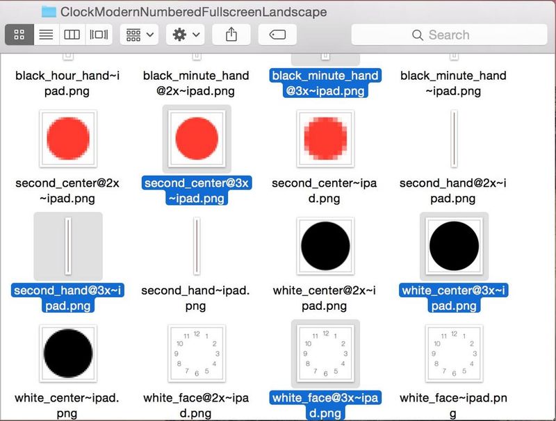 Retina HD @3x iPad Assets