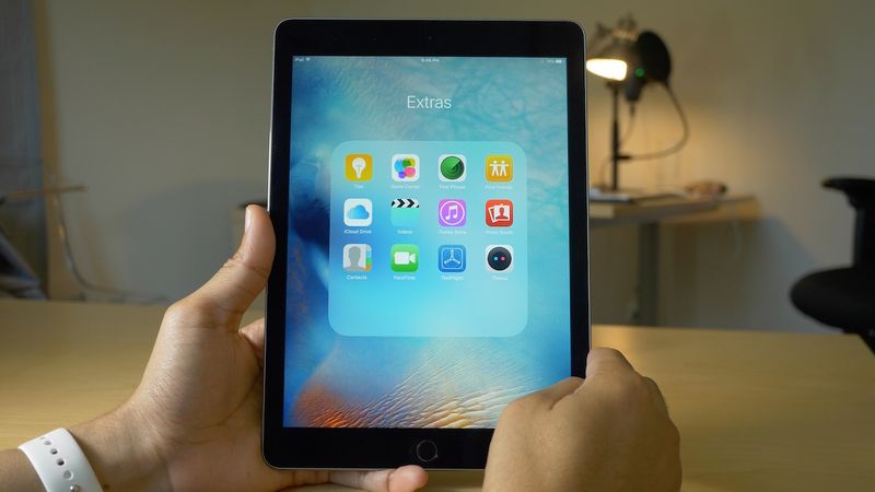 iPad Folder iOS 9