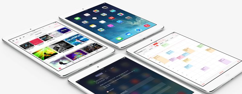 four iPad mini retina display