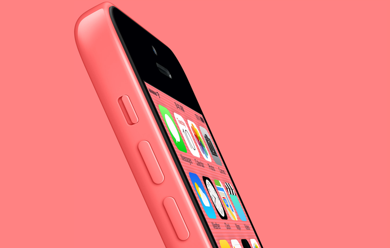 pink iPhone 5c pink background