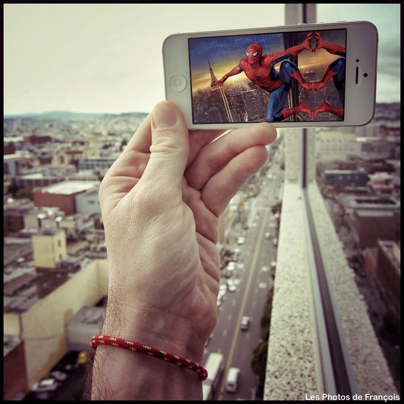 les photos de francois spiderman