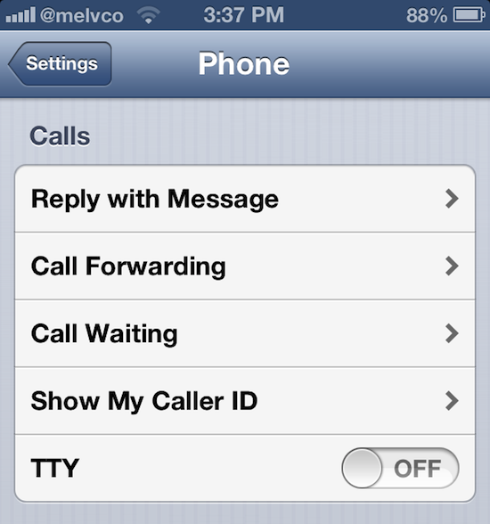 call forwarding ss