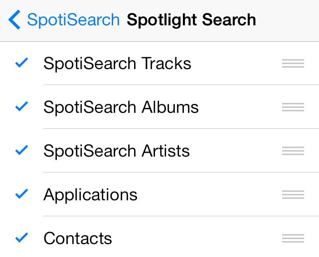 Spotlight Search SpotiSearch