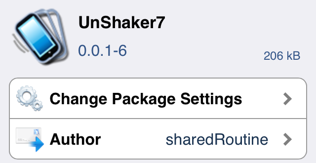 Unshaker7 Cydia