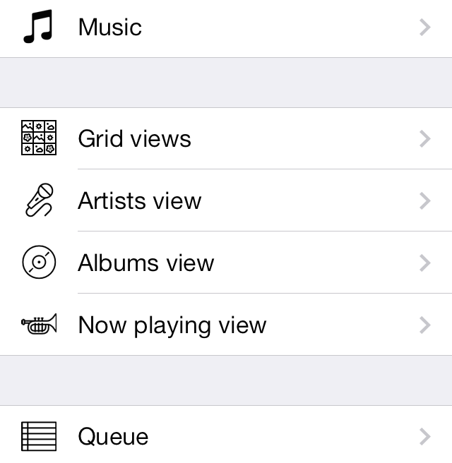 Aria Preferences