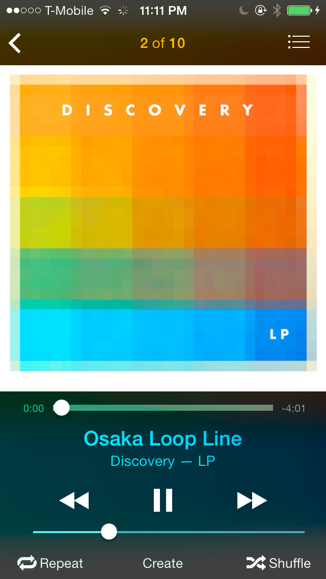 Aria Now Playing
