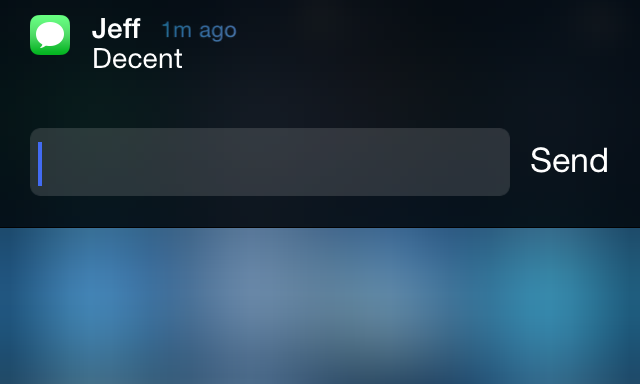 Interactive Notifications
