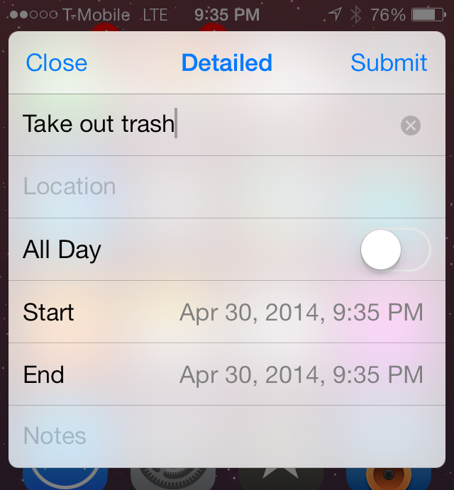 Fantastical ProWidget
