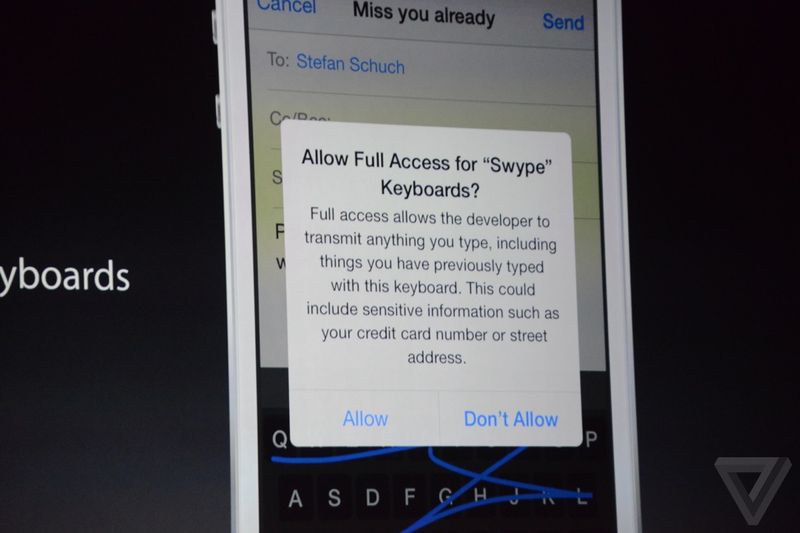 Keyboards iOS 8 2