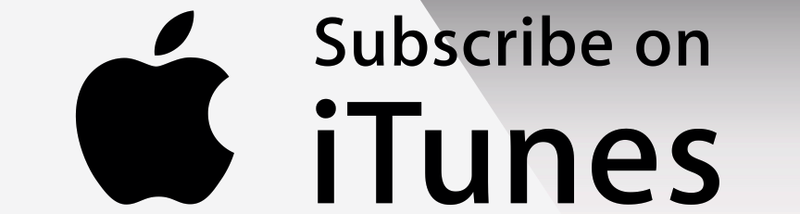Subscribe on iTunes white