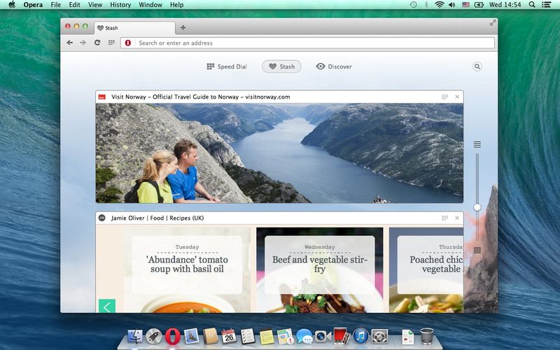 Opera 15 for Mac (Stash)