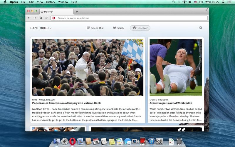 Opera 15 for Mac (Discover)
