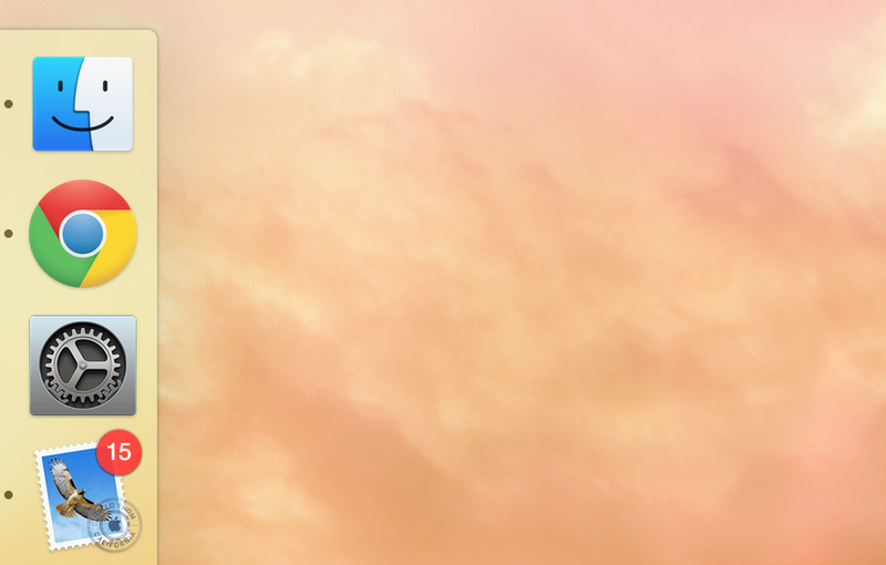 Dock on Left OS X