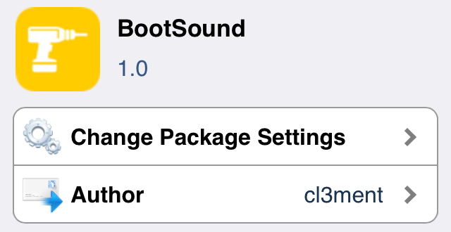 BootSound Cydia