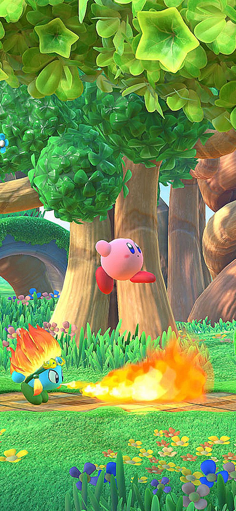 Kirby Star Allies Nintendo iPhone fond d