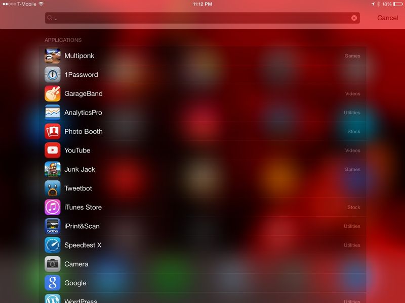 Spotlight apps