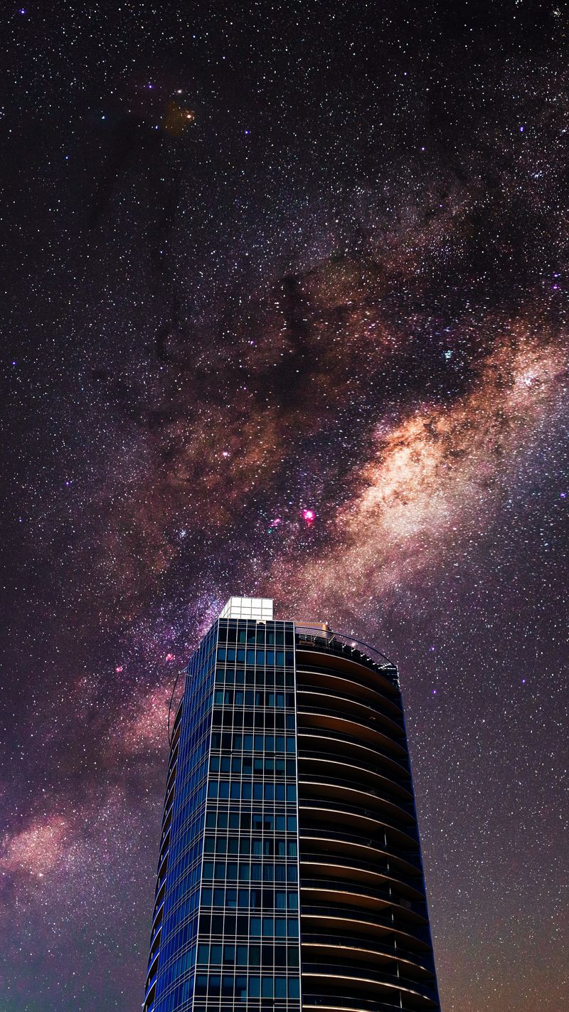 building galaxy city wallpaper JLF 7