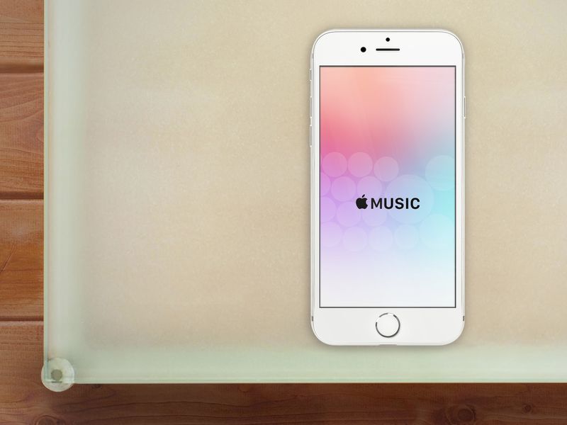 AR7 Apple Music logo splash