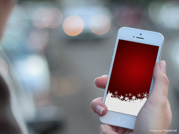 Christmas wallpaper splash