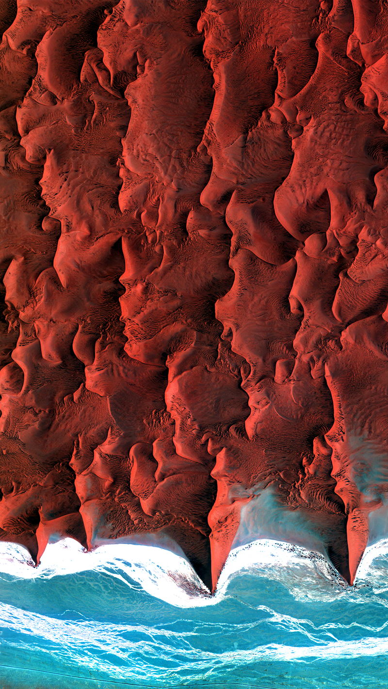 036-iphone6plus satellite iPhone Fonds d