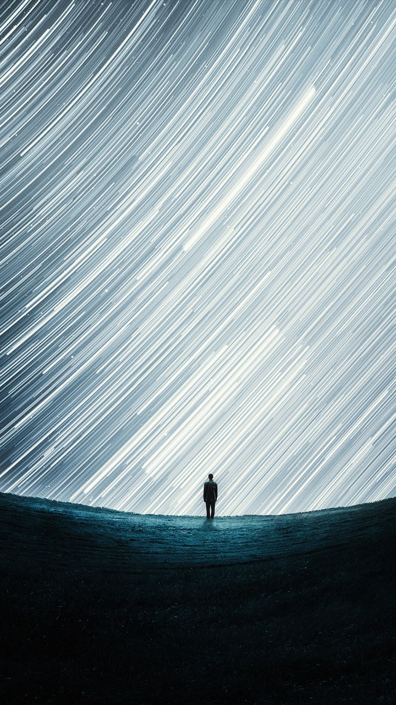 iPhone wallpaper abstract portrait stars macinmac