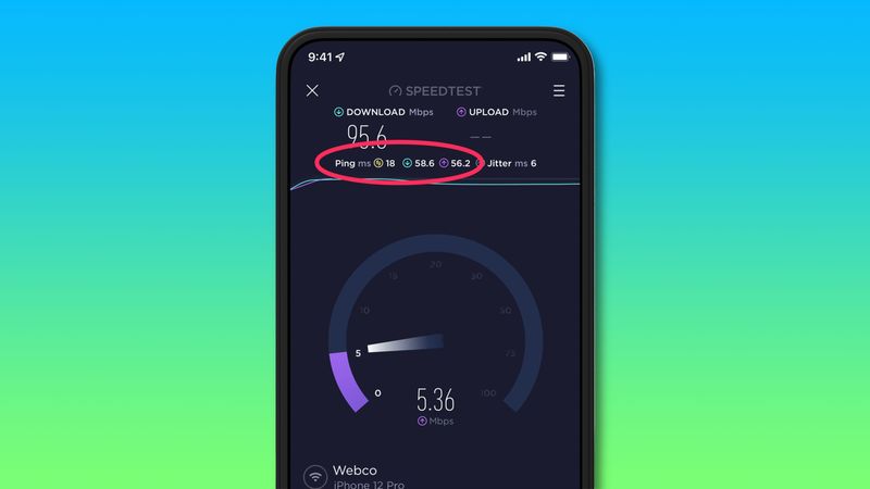 Featured image demonstrating measuring network latency in Speedtest for iPhone