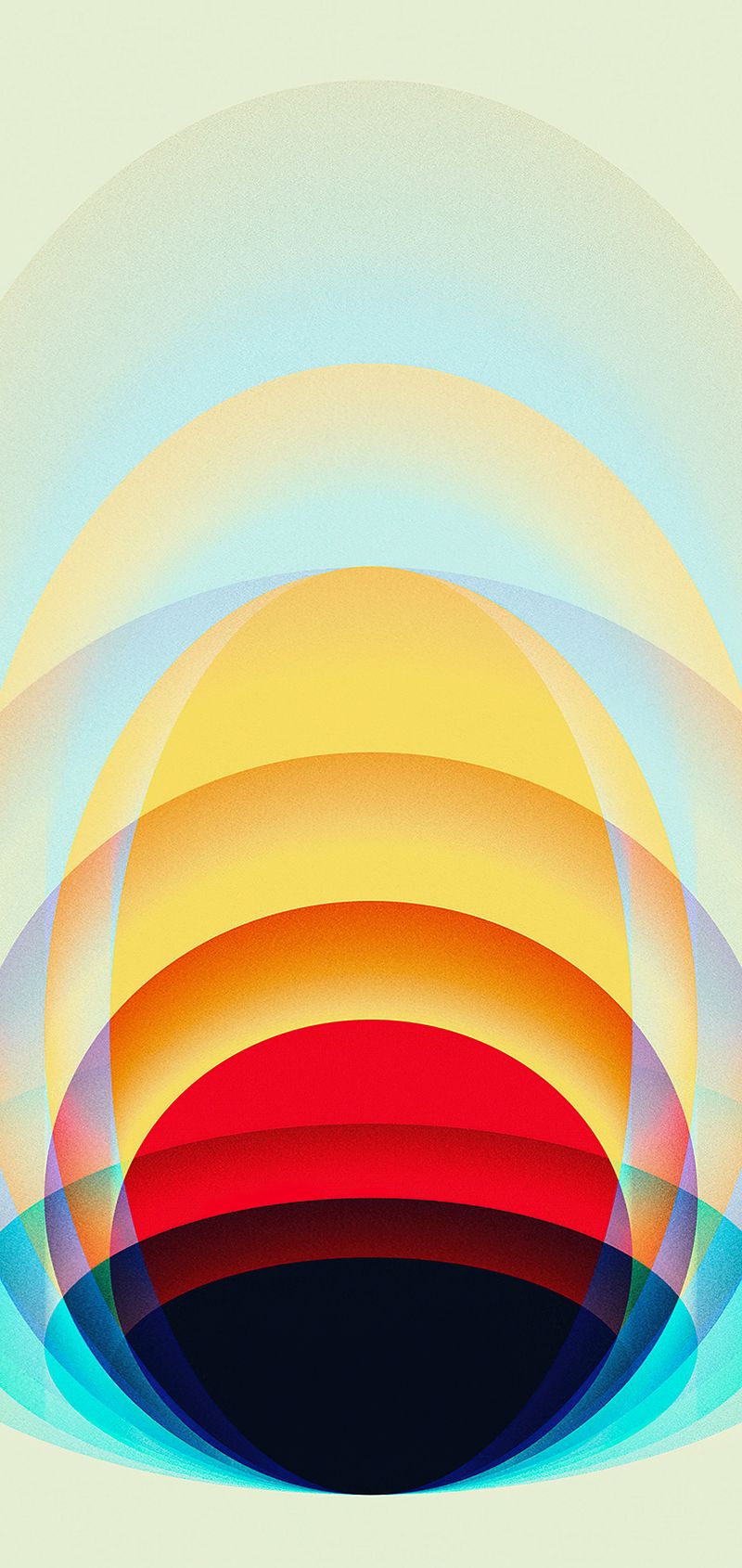 Concentric circle iPhone wallpaper iEDITWALLS retoka idownloadblog light