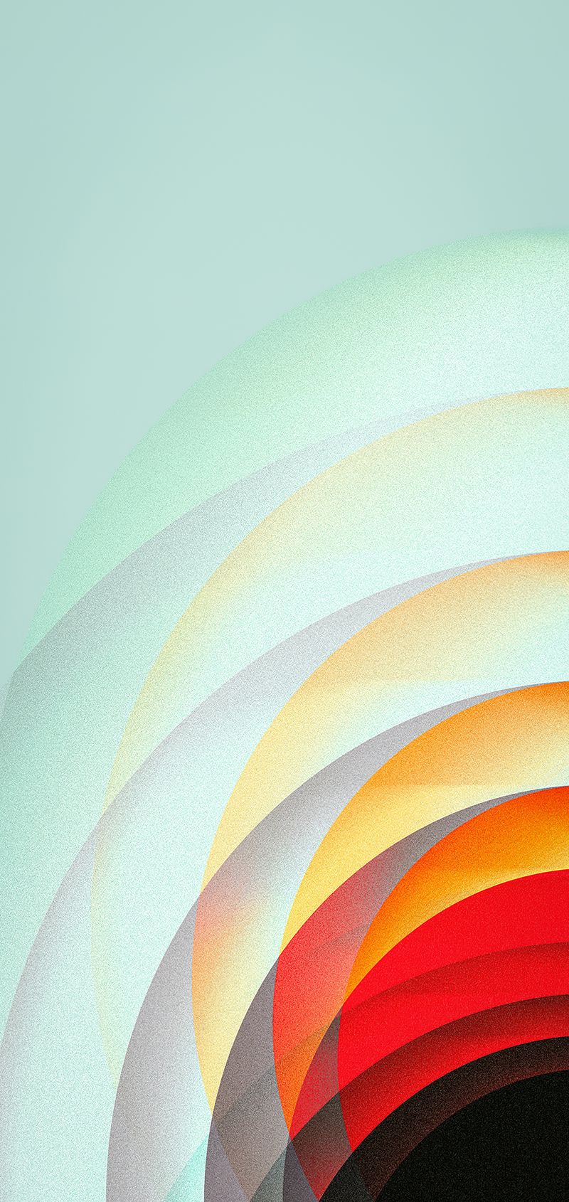 Concentric circle iPhone wallpaper iEDITWALLS retoka idownloadblog red corner