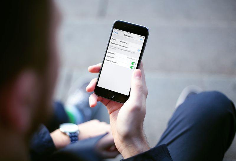 Accessibility Pronunciation Replacement Replacement Screen on iPhone