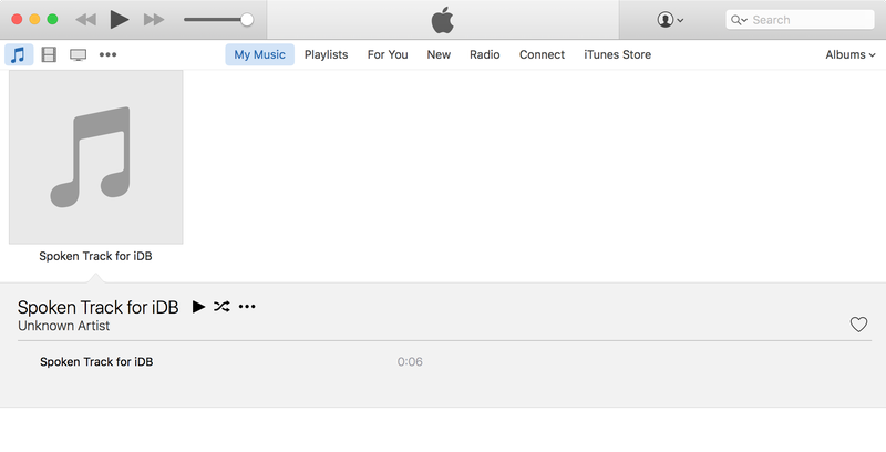 iTunes saved message track 4