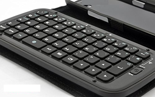 Top detachable keyboard folio case