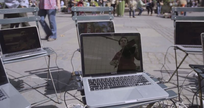 Microsoft Skype ad (WiFi orchestra 001)