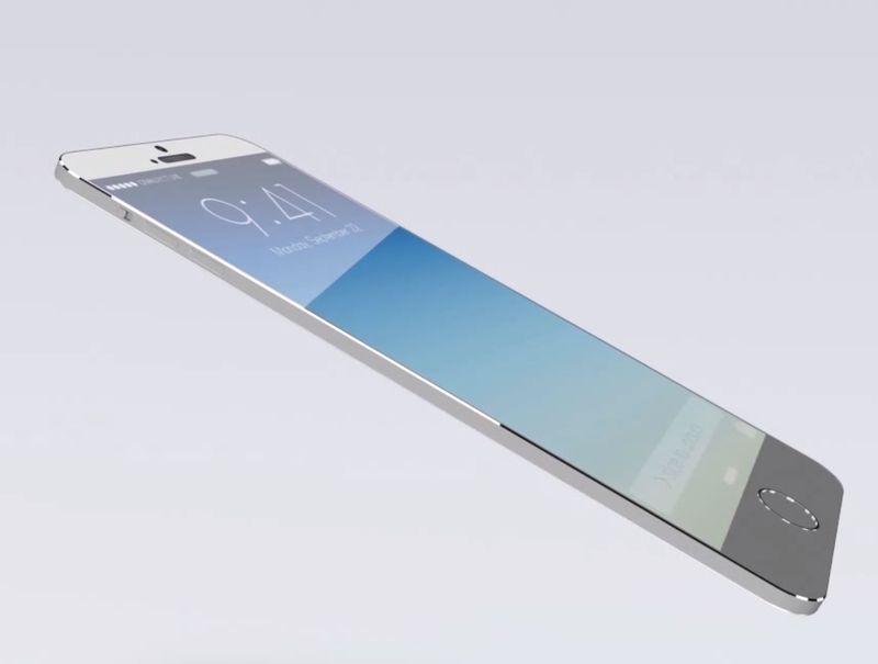 iPhone AMOLED 5,8' avec Design en Verre Incurvé en 2017