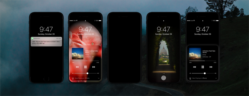iPhone 8 sans lunette: Écran AMOLED enveloppant et mode sombre