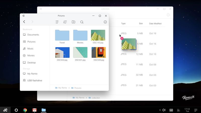 Remix OS drag and drop Mac screenshot 001