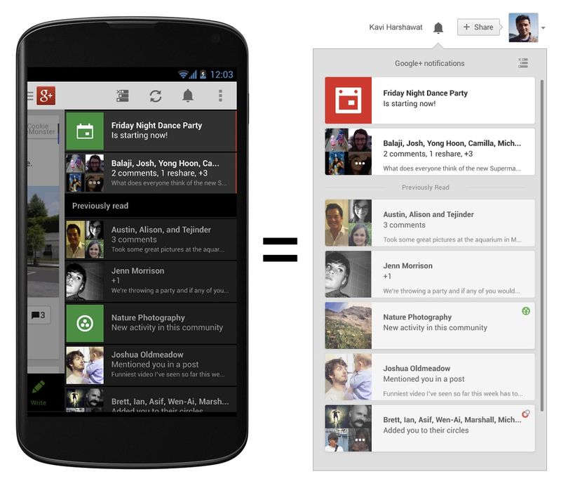 Google Plus Notification Sync (Android 001)