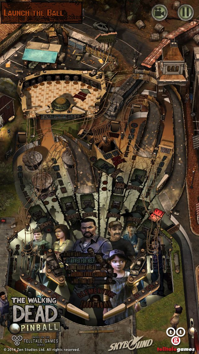 The Walking Dead Pinball 1.0 for iOS (iPhone screenshot 001)