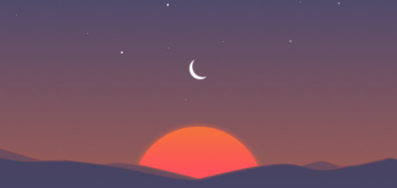 Image 001 de coucher du soleil du calendrier du lever du soleil