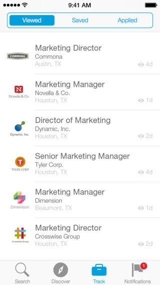 LinkedIn Job Search 1.0 for iOS (iPhone screenshot 001)