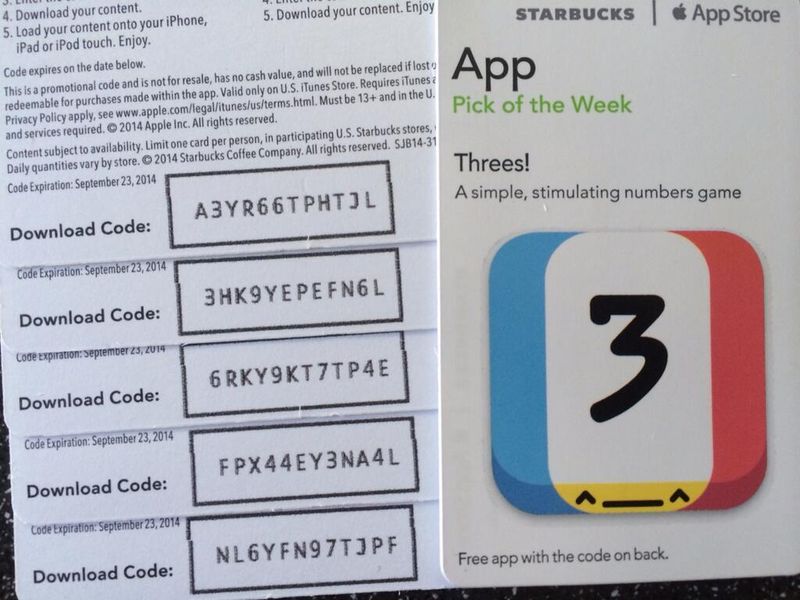 starbucks app