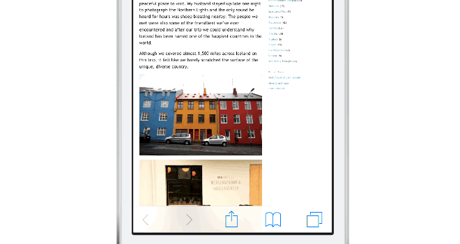 Pocket (iOS 8 sharing animated GIF)