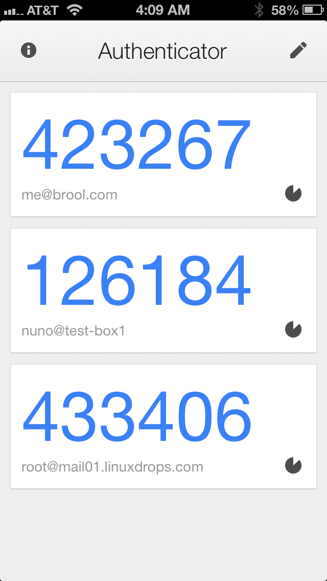 google authenticator ss