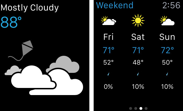 The Weather Channel Apple Watch screenshot 002